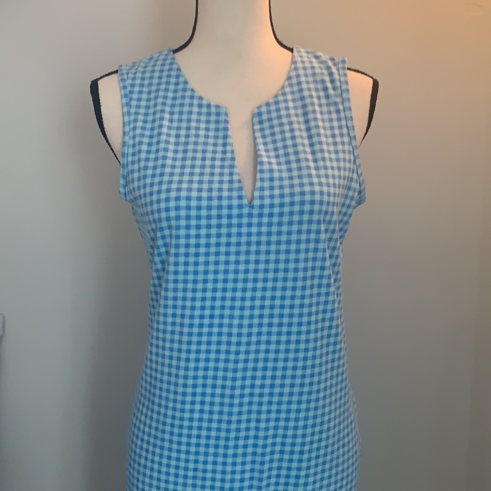 Lands End gingham dress NWOT - Picture 3 of 6